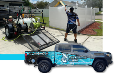 PCA Washing Pressure Washing Fence Cleaning in Polk County and Central Florida.