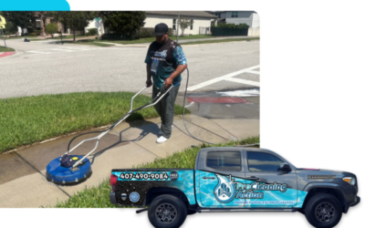 PCA Washing Sidewalk Cleaning in Polk County and Central Florida.