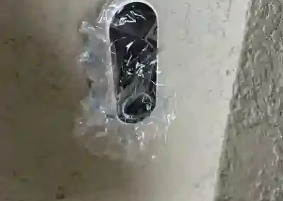 Covered smart doorbell Covered smart doorbell