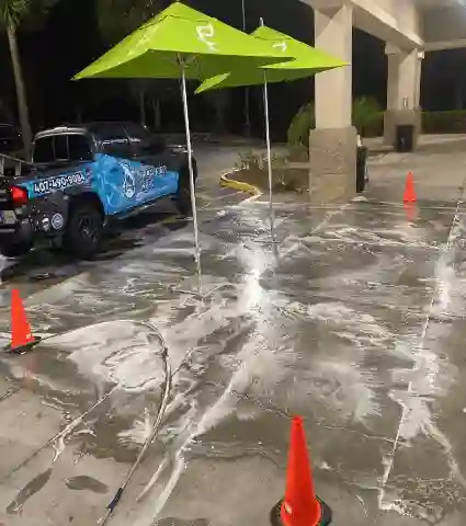 PCA Washing commercial concrete cleaning in Polk County and Central Florida.