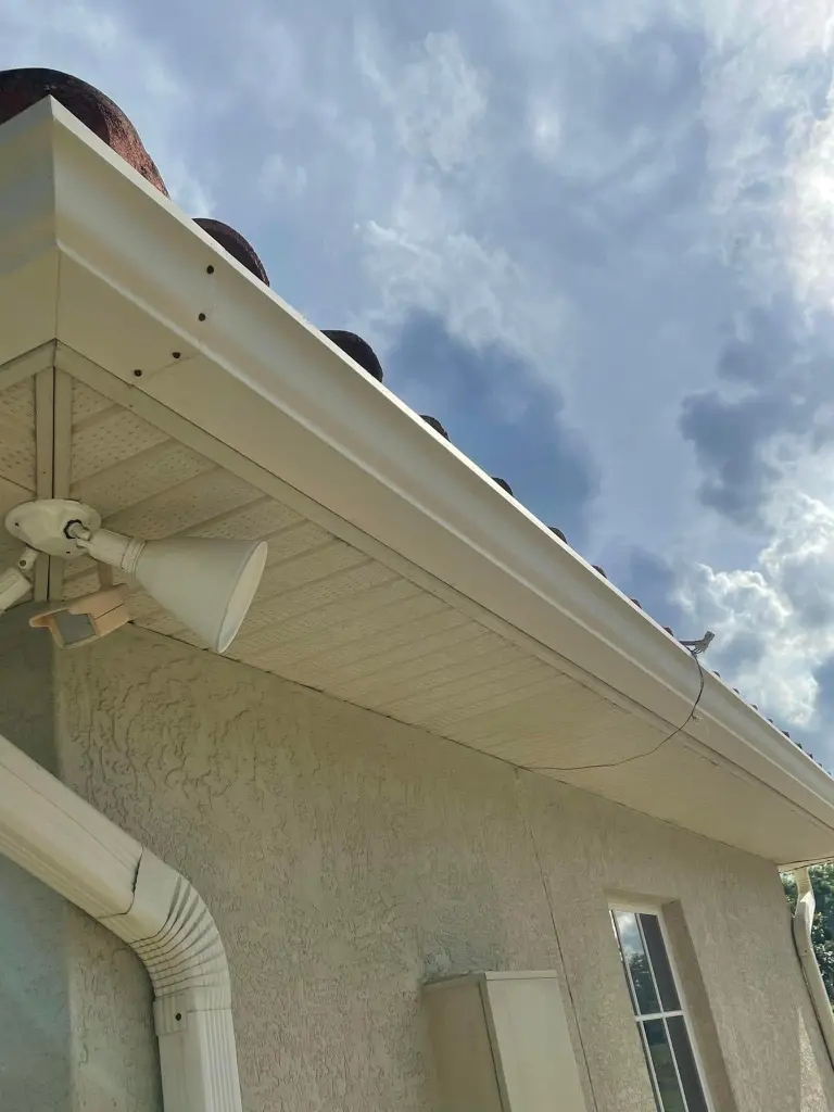 Residential Gutter Cleaning Davenport FL | Pro Cleaning Action 10 After Exterior Gutter Soffit Cleaning