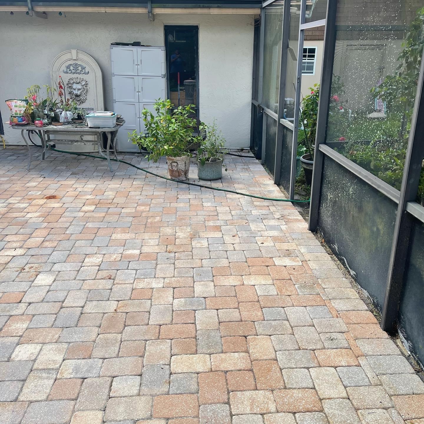 After Paver Patio Cleaning 1