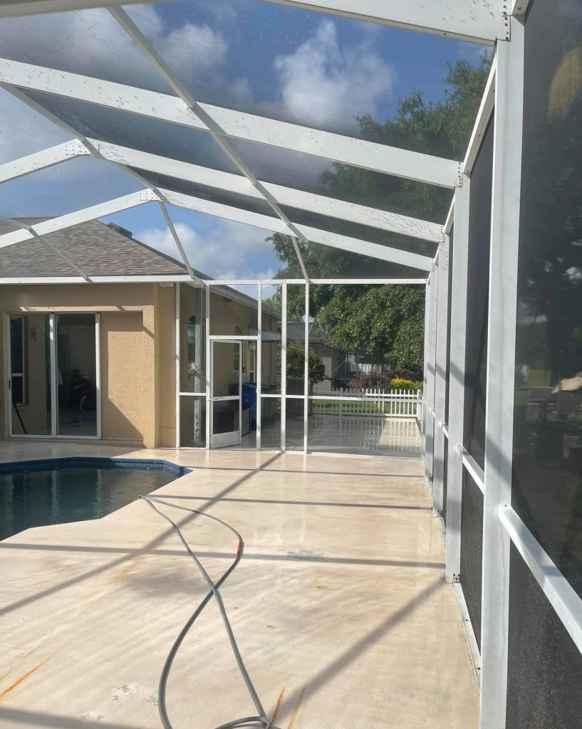 After Pool Deck Cage Cleaning 1 1 e1773178403747