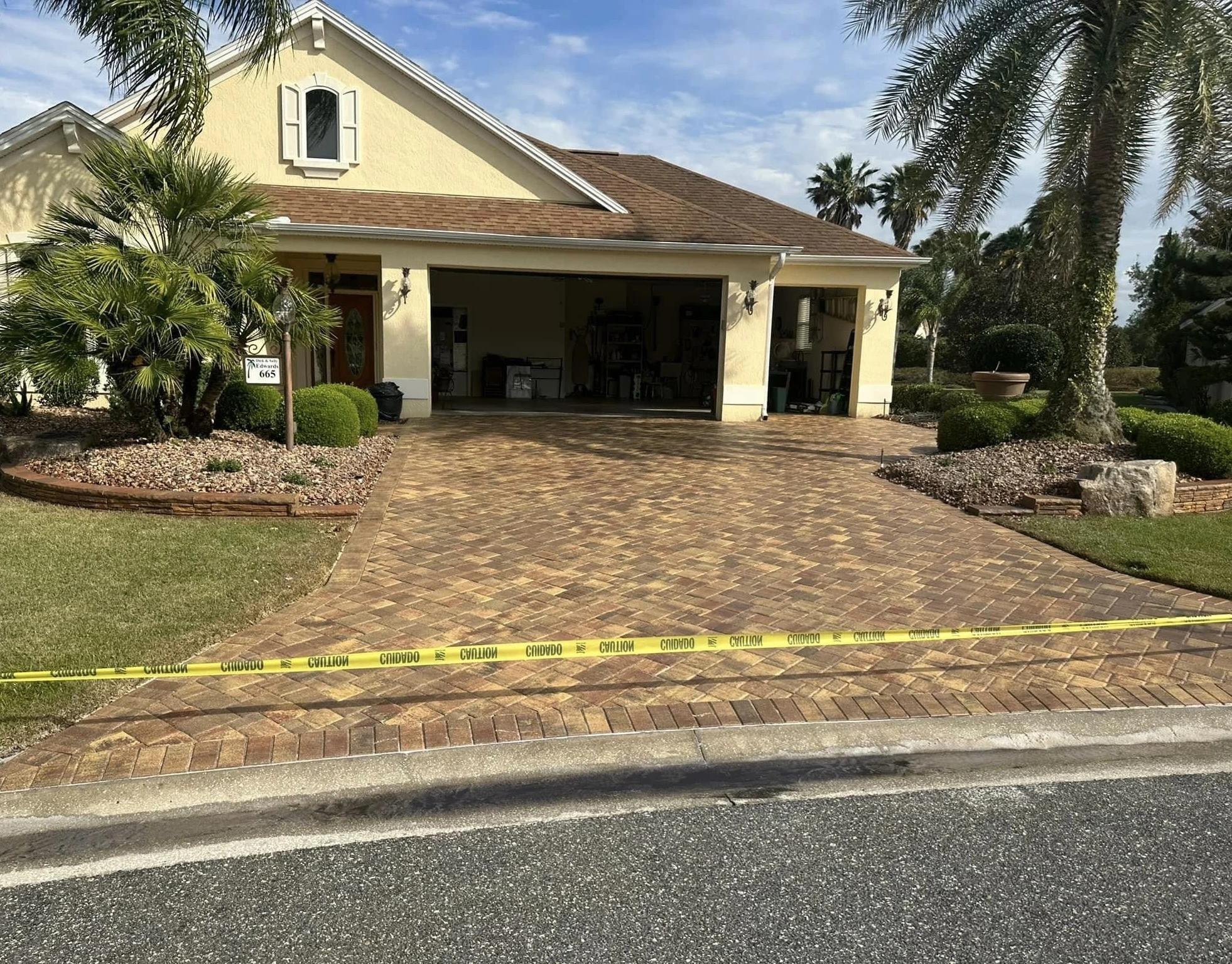 After Paver Sealing Job