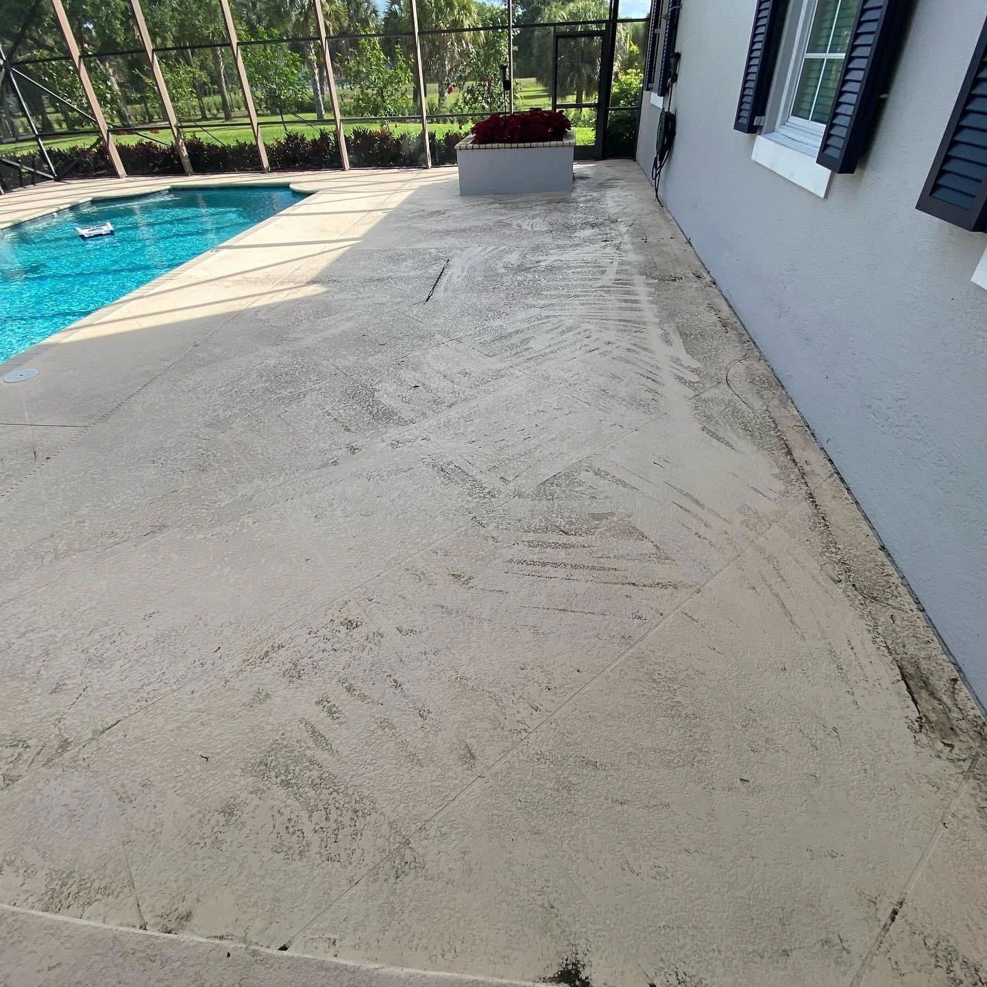 Before Pool Deck Cleaning Kissimmee FL
