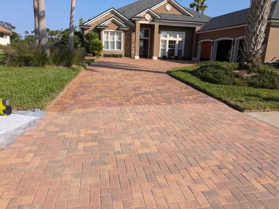 Paver Sealing Before