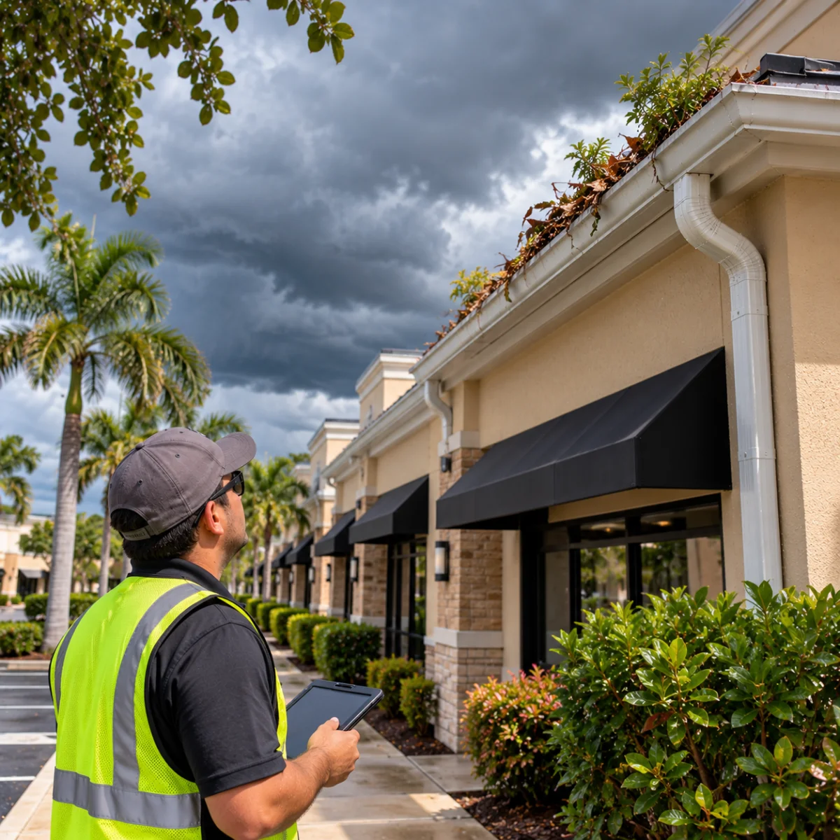 Commercial Gutter Cleaning Davenport FL | Pro Cleaning Action 13 Before Heavy Storm Periods