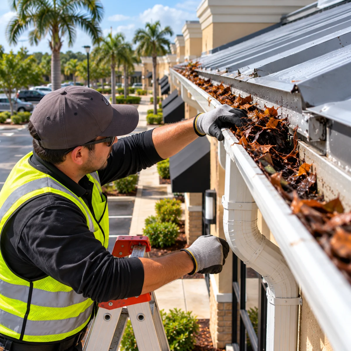 Commercial Gutter Cleaning Davenport FL | Pro Cleaning Action 16 Commercial Gutter Cleaning