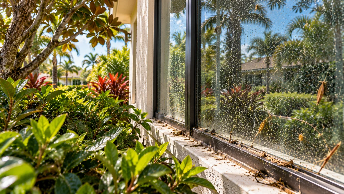 Exterior Window Cleaning Davenport FL | Pro Cleaning Action 16 Exterior Windows Near Landscaping