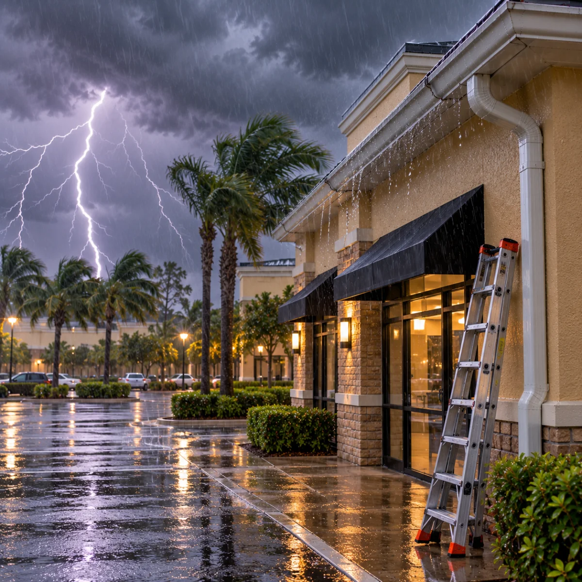 Commercial Gutter Cleaning Davenport FL | Pro Cleaning Action 14 Lightning & Exterior Gutter Work