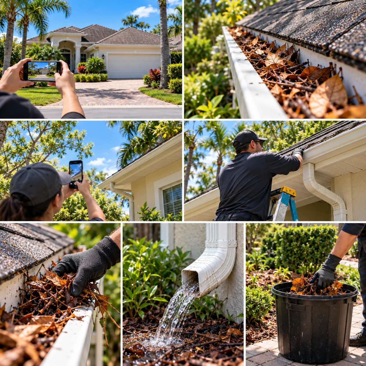 Residential Gutter Cleaning Davenport FL | Pro Cleaning Action 23 Our Residential Gutter Cleaning Process