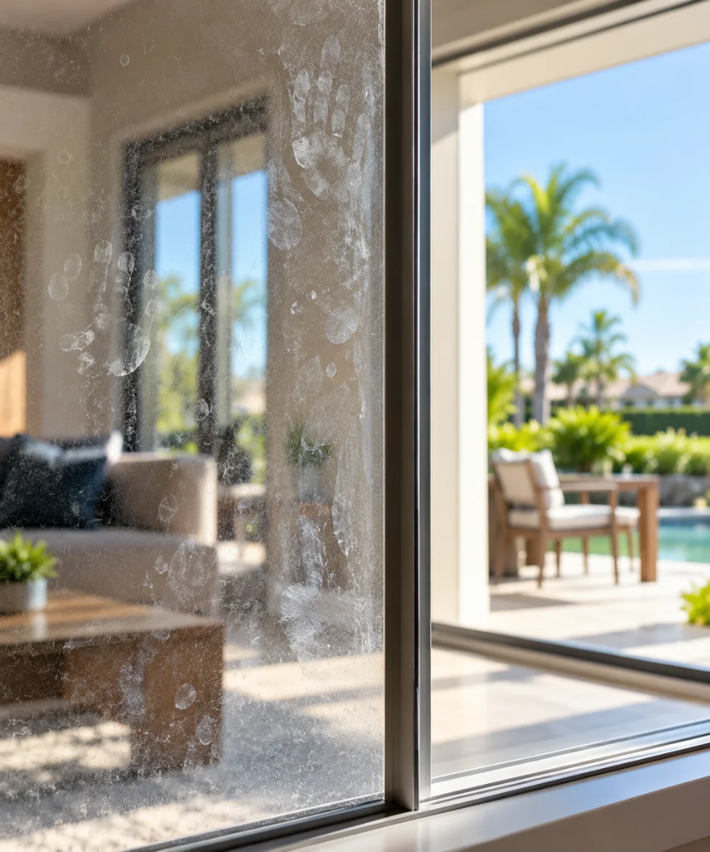 The Inside of a Window Gets Dirty in Different Ways