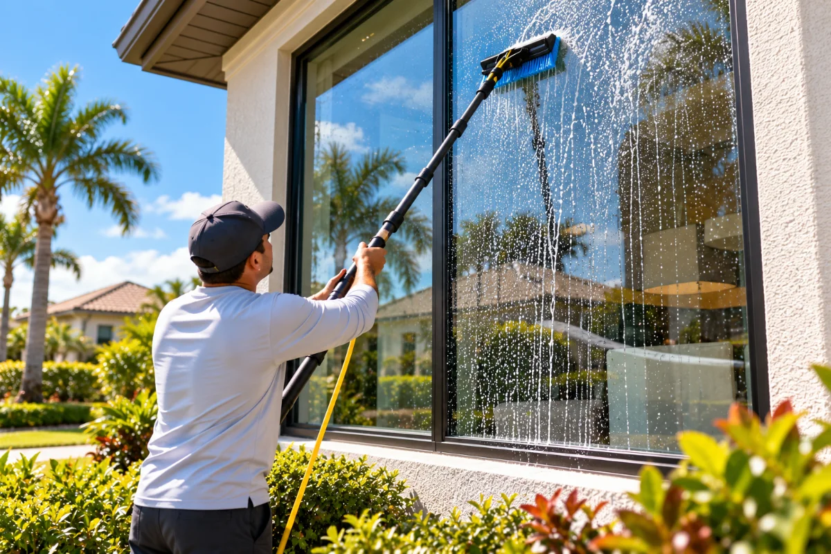 Exterior Window Cleaning Davenport FL | Pro Cleaning Action 4 When the Dirt Is Outside, You May Not Need Interior Cleaning