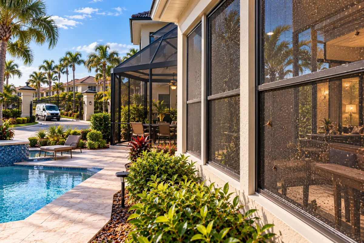 Window Screen Cleaning in ChampionsGate